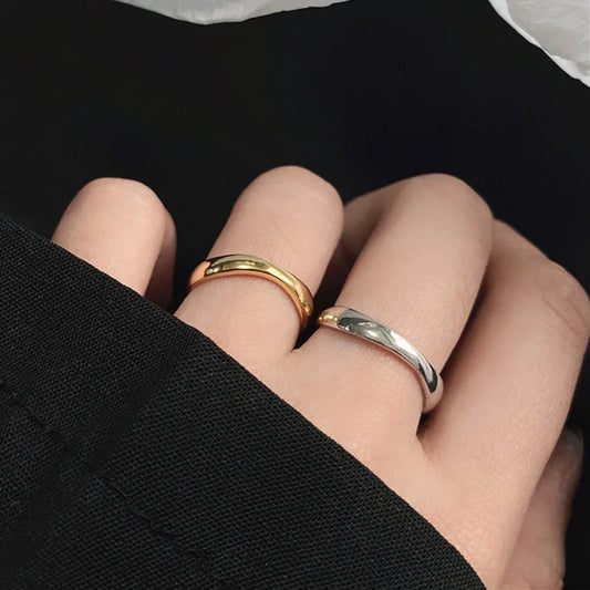 Hullámos ezüst gyűrű - Eyla Jewelry