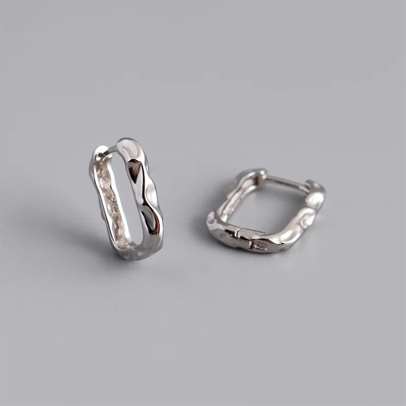 Csavart álom ezüst fülbevaló - Eyla Jewelry