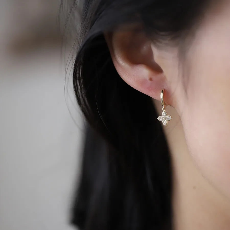 Ragyogó csillag ezüst fülbevaló