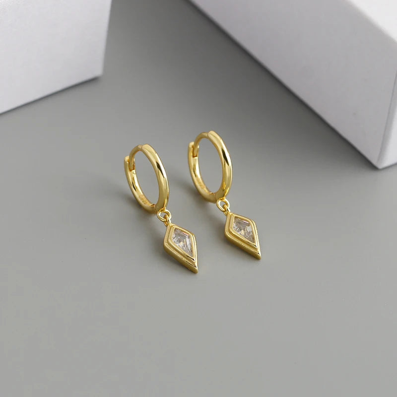 Lándzsa ezüst fülbevaló - Eyla Jewelry