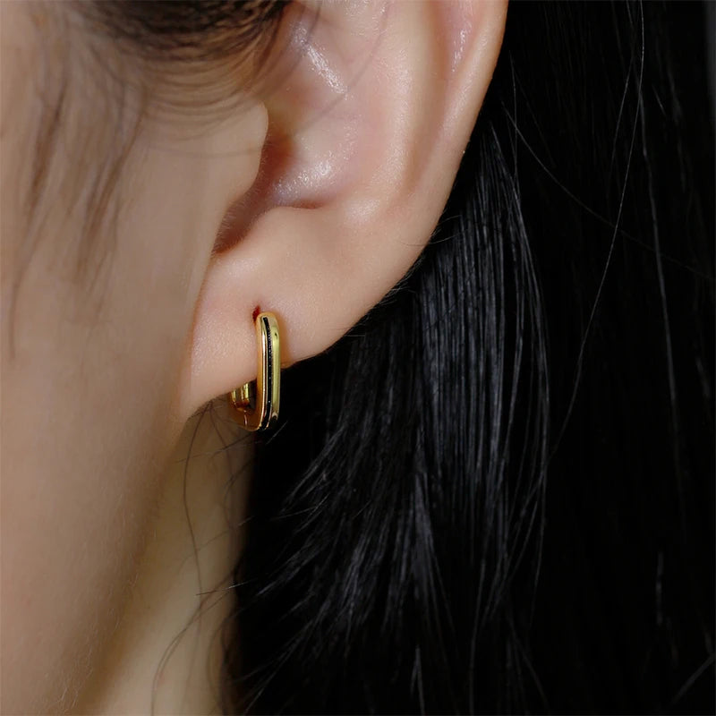 Ovális ezüst fülbevaló - Eyla Jewelry