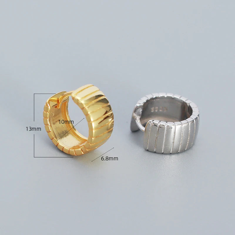 Különleges nagy karika-fülbevaló - Eyla Jewelry