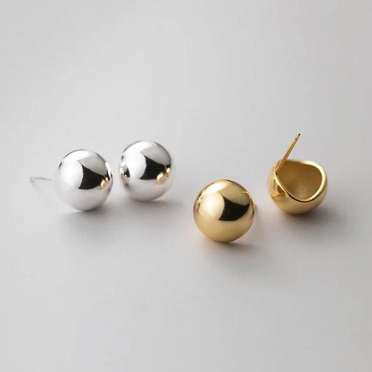 Különleges kerek ezüst fülbevaló - Eyla Jewelry