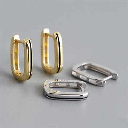 Ovális ezüst fülbevaló - Eyla Jewelry