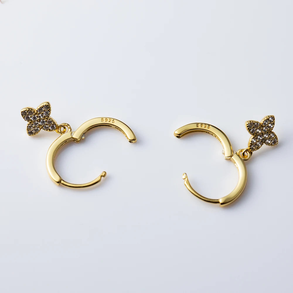 Ragyogó csillag ezüst fülbevaló