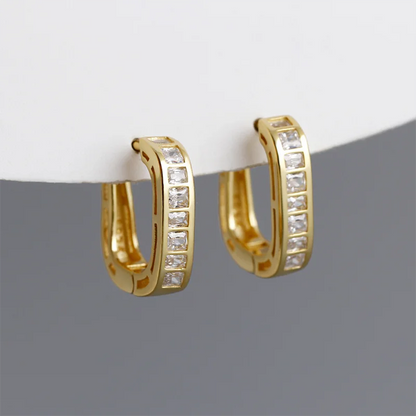 Különleges ragyogó ezüst fülbevaló - Eyla Jewelry