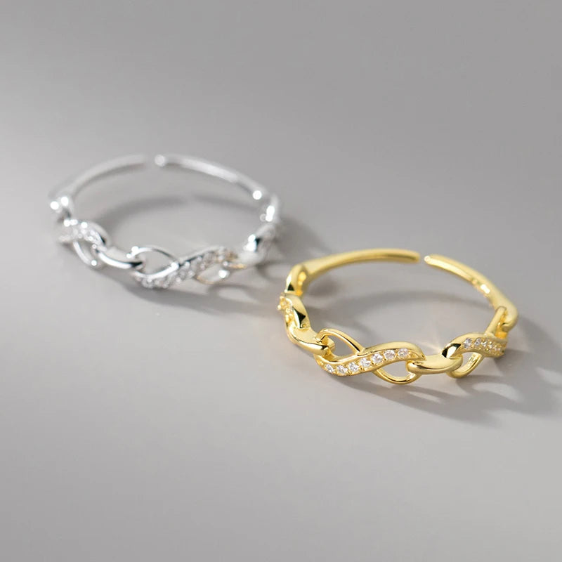 Örökkévalóság ezüst gyűrű - Eyla Jewelry