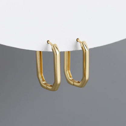 Különleges ovális ezüst fülbevaló - Eyla Jewelry