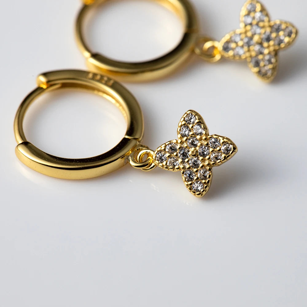 Ragyogó csillag ezüst fülbevaló