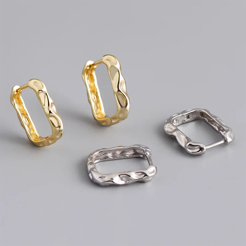 Csavart álom ezüst fülbevaló - Eyla Jewelry