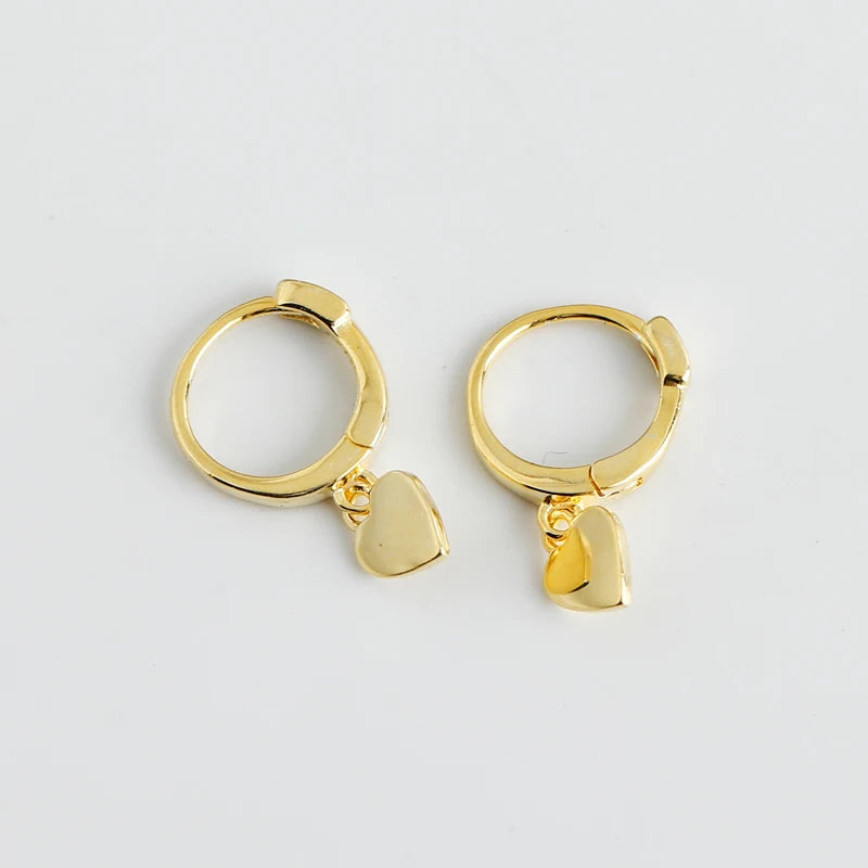 Különleges szivecskés ezüst fülbevaló - Eyla Jewelry