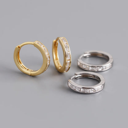 Fehérlő ragyogás ezüst fülbevaló