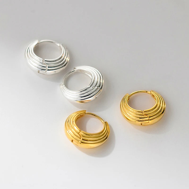 Különleges rusztikus ezüst fülbevaló - Eyla Jewelry