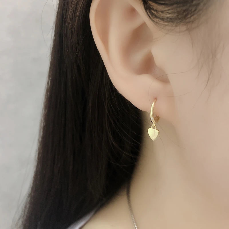 Különleges szivecskés ezüst fülbevaló - Eyla Jewelry