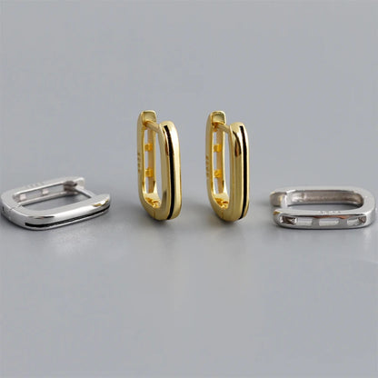 Ovális ezüst fülbevaló - Eyla Jewelry