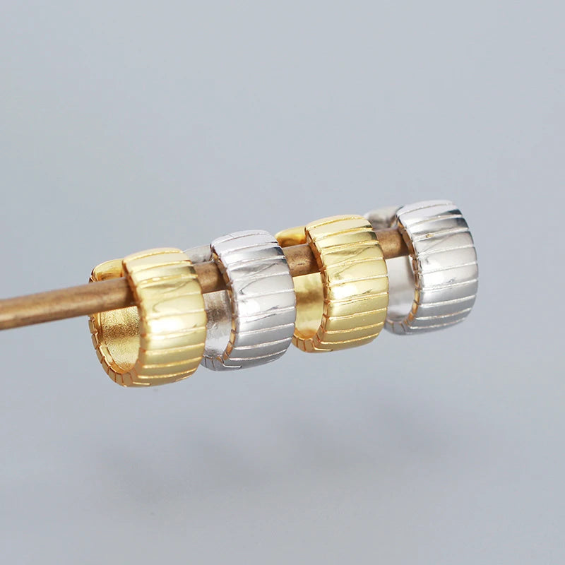 Különleges nagy karika-fülbevaló - Eyla Jewelry