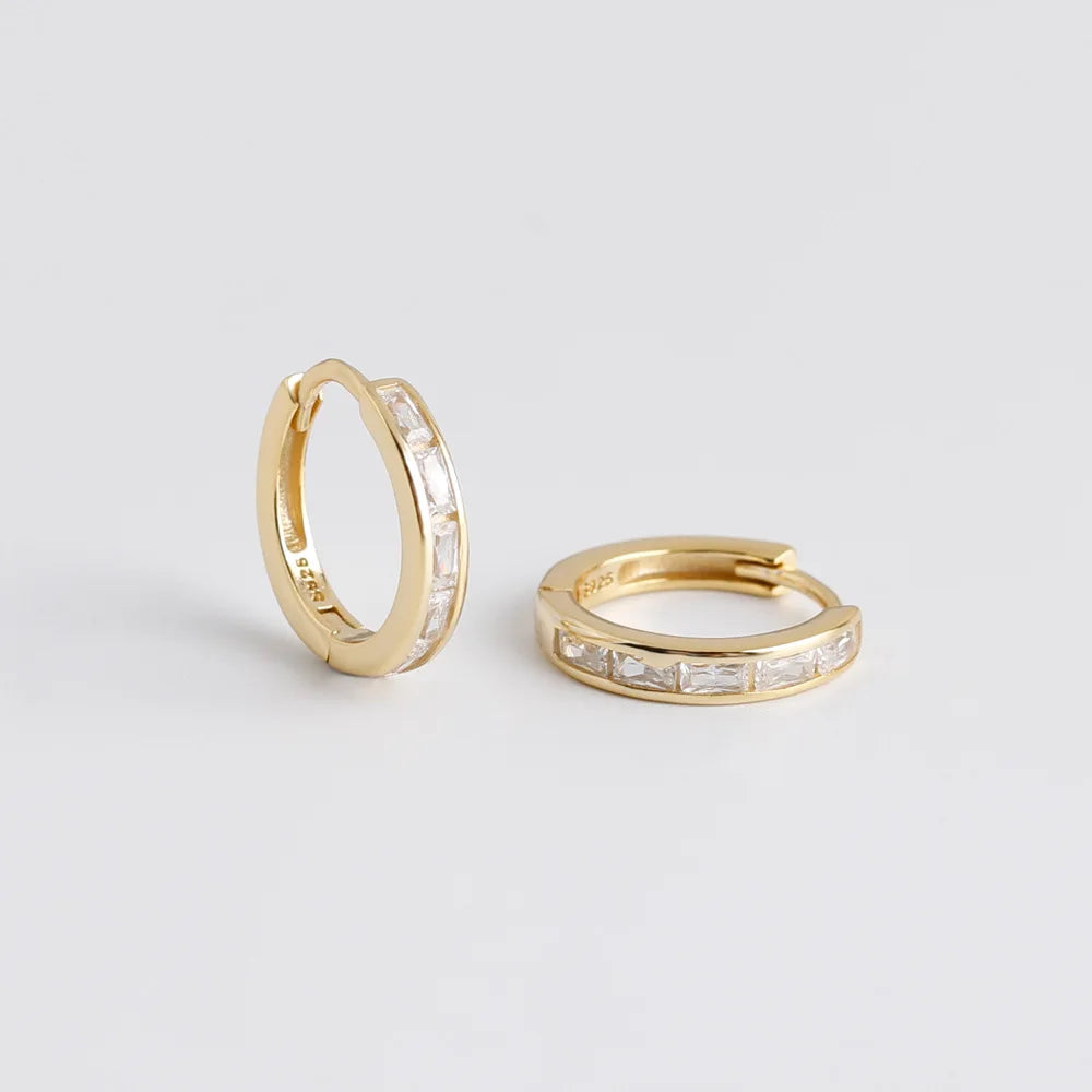 Fehérlő ragyogás ezüst fülbevaló