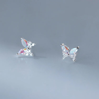 Ragyogó pillangó ezüst fülbevaló - Eyla Jewelry