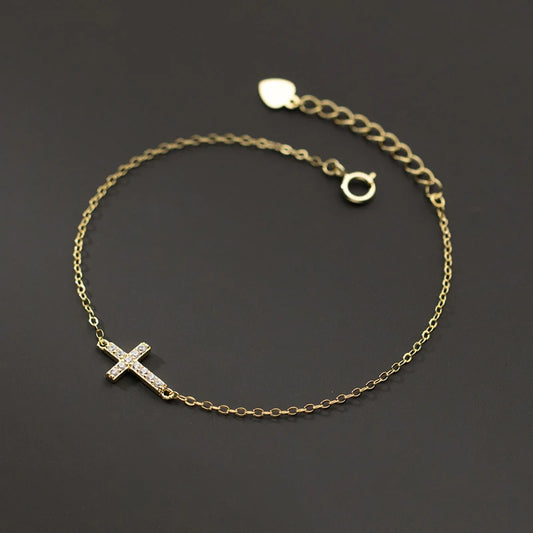 Ragyogó keresztes karkötő - Eyla Jewelry