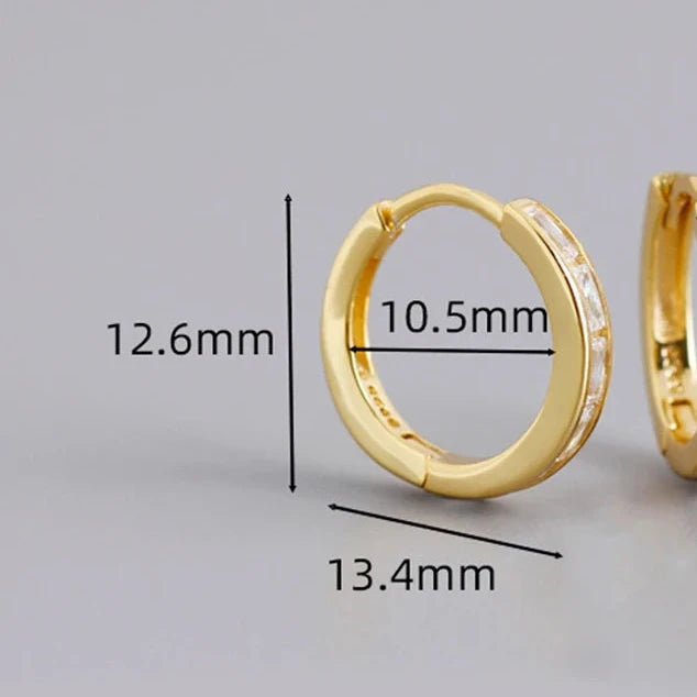 Fehérlő ragyogás ezüst fülbevaló