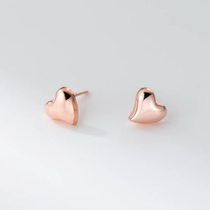 Kicsi szív ezüst fülbevaló - Eyla Jewelry