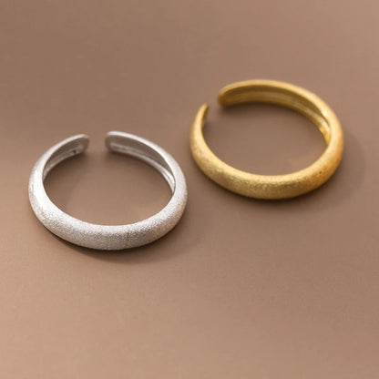 Homok hatású ezüst gyűrű