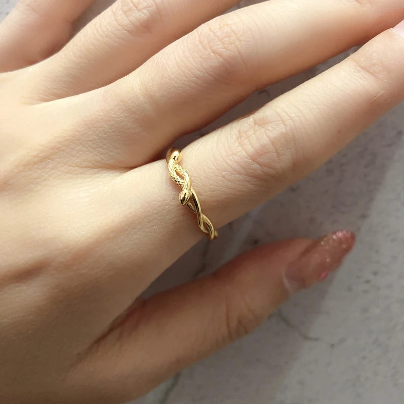 Kígyó ezüst gyűrű - Eyla Jewelry