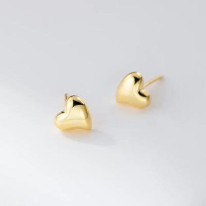 Kicsi szív ezüst fülbevaló - Eyla Jewelry