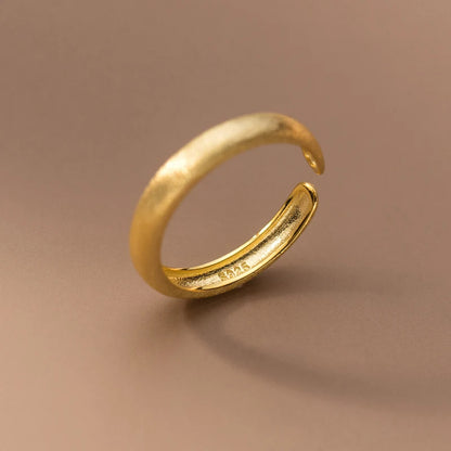 Homok hatású ezüst gyűrű