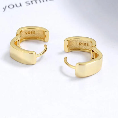 Négyzet ezüst fülbevaló - Eyla Jewelry