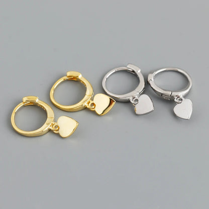 Különleges szivecskés ezüst fülbevaló - Eyla Jewelry