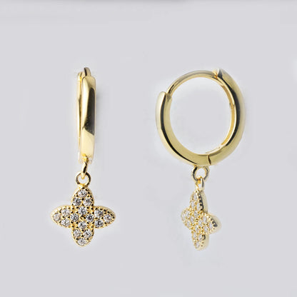 Ragyogó csillag ezüst fülbevaló