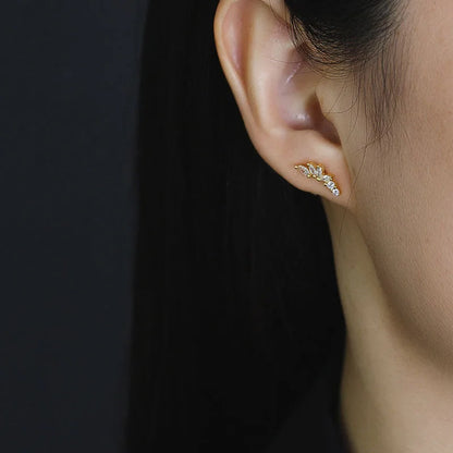 Ragyogó korona ezüst fülbevaló